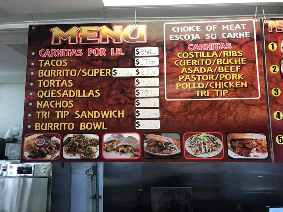 Menu Carnitas Del Bajío-7